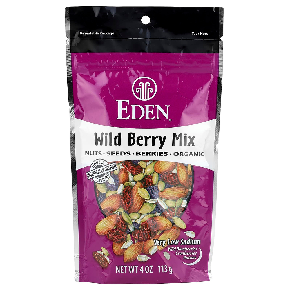 Eden Foods, смесь лесных ягод, орехи, семена и ягоды, 113 г (4 унции)