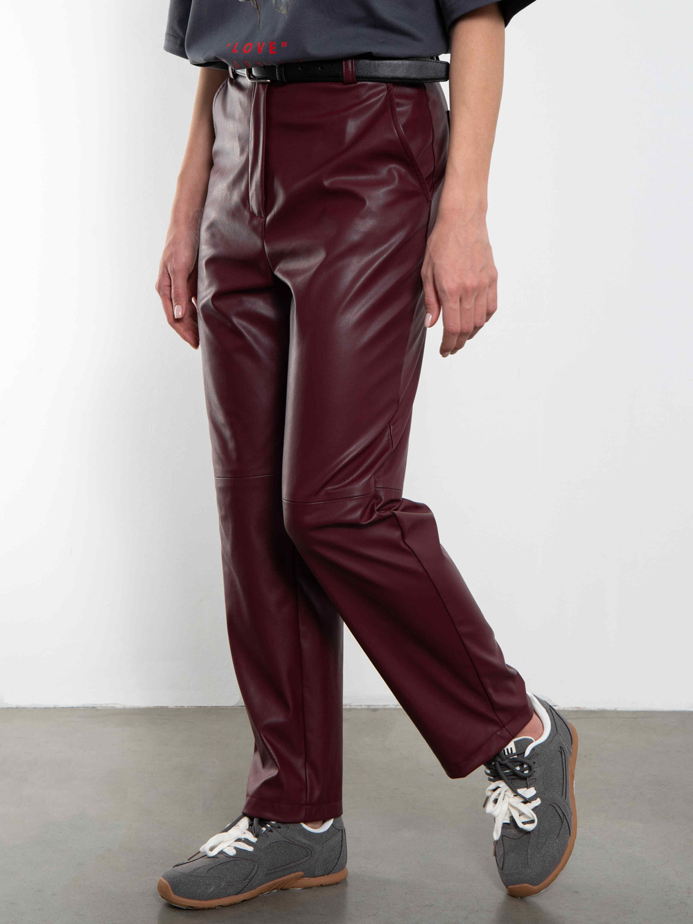 Брюки Силуэт (бордовый)