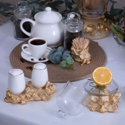 Держатель для зубочисток Орхидея Ликаста Айвори