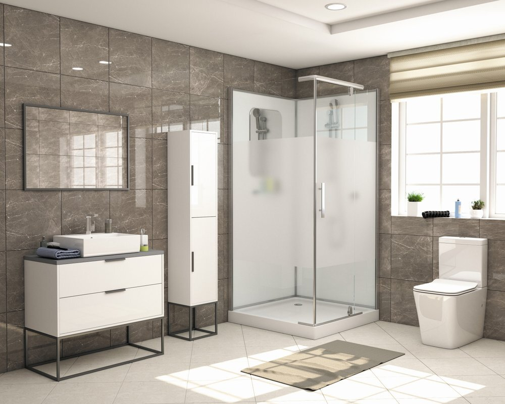 Душевая кабина Grossman Classic GR171QR (90х90х205) дверь распашная,4 места