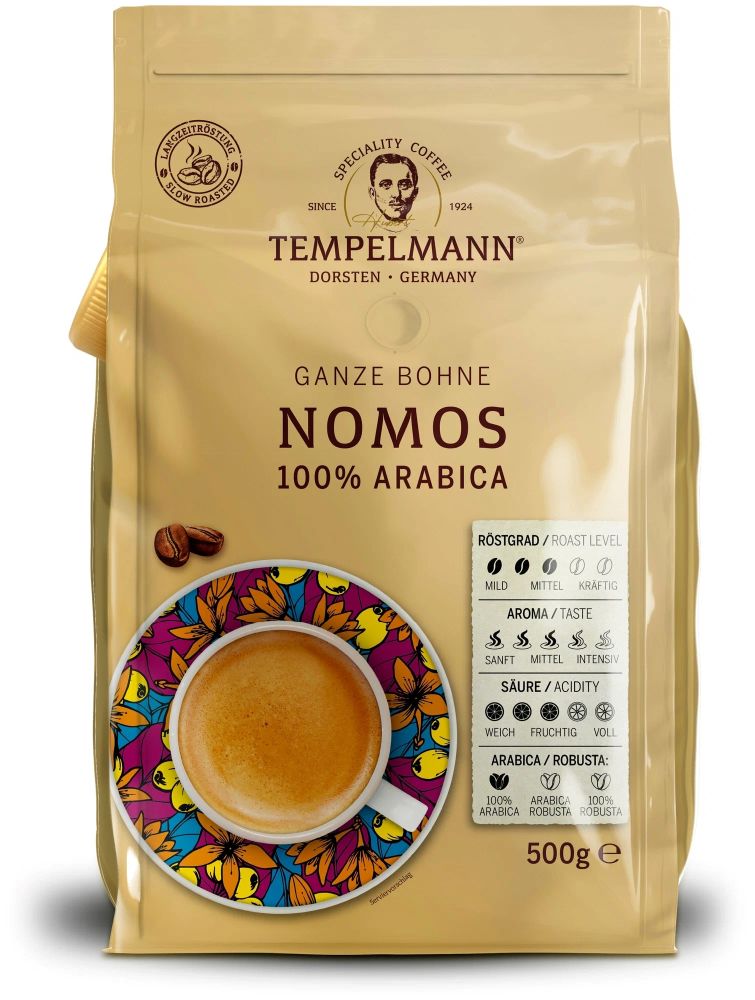 Кофе в зернах Tеmpelmann Nomos 500 г x 2 шт