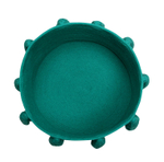Корзина Lorena Canals Tassels Emerald (30 x Ø45 см)