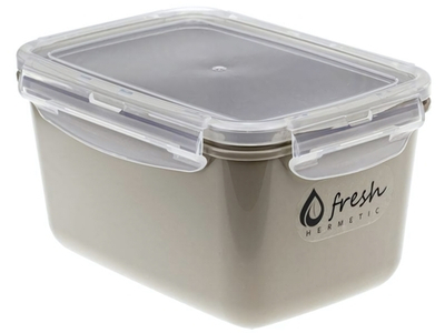 Емкость для продуктов 0,7л ФРЕШ герметичная (капучино)