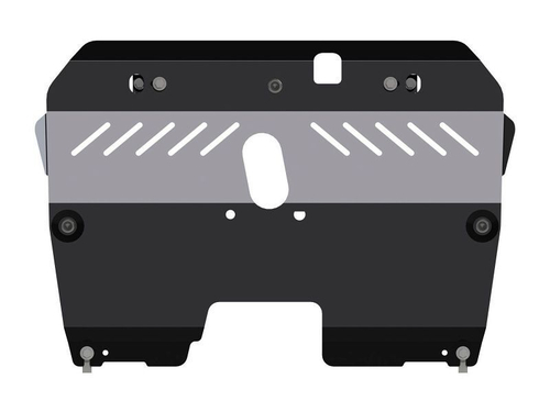 Защита картера двигателя, КПП (2,5 мм, сталь) для Ford Edge 2014-2021 (V = 3.5 AT) Sheriff.08.2496 V2