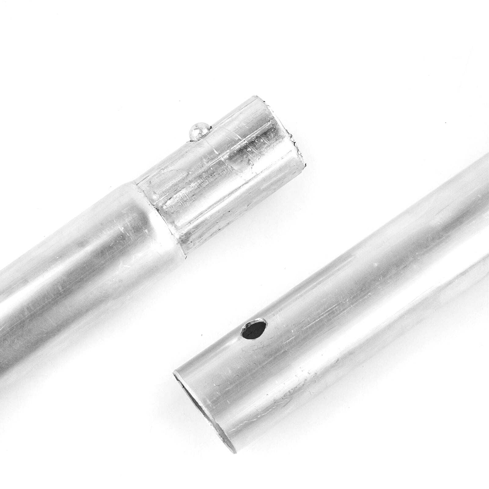 Весло алюминиевое разборное Три Кита 1800х185мм, с широкой изогнутой лопастью (d-35мм)