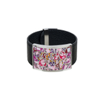 Браслет Fiore Luna на кожаном черном ремешке CB01367-4 V