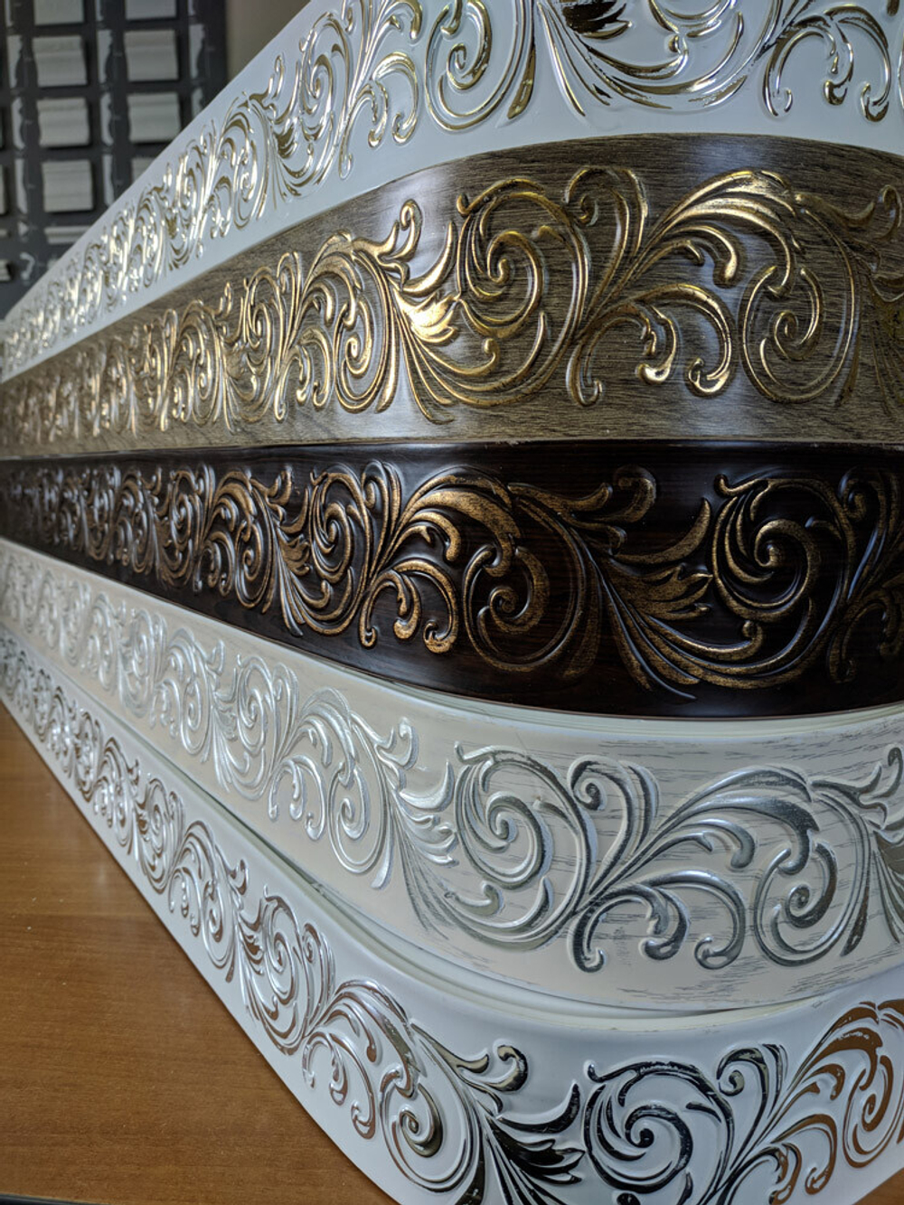 Бленда  7см ПРЕМЬЕР цвет 011  (серебро) (50м/п)