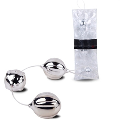 Серебрянные шарики VIBALLS для вагинальных мышц