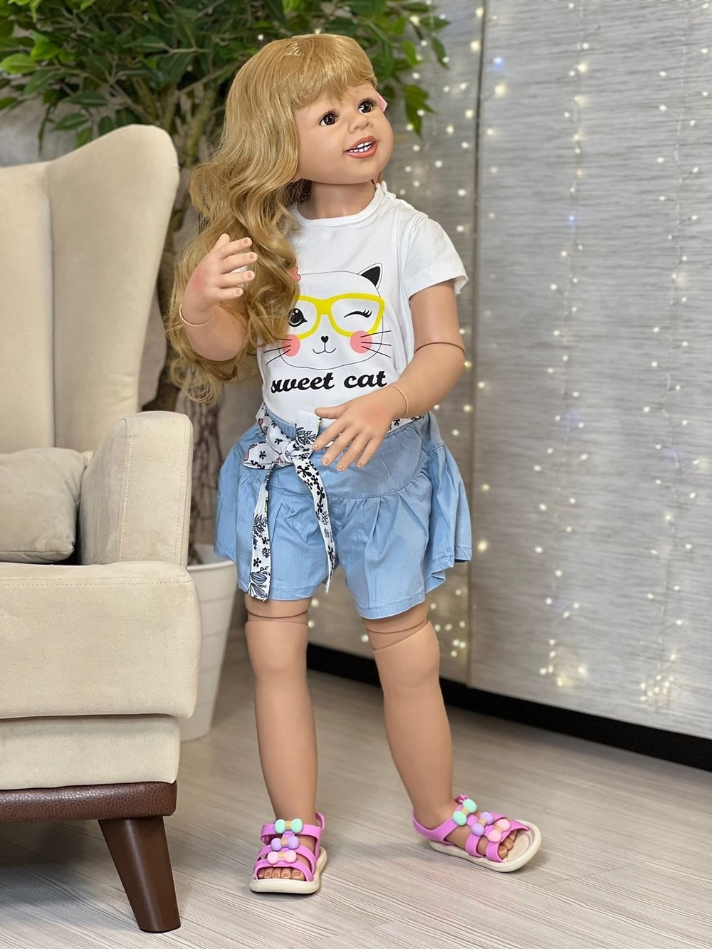 Кукла Реборн ростовая 98см (FA-255)