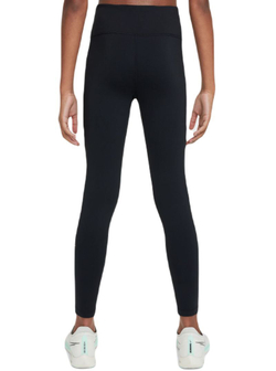 Штаны для девочки теннисные Nike Kids One Dri-Fit Tight Leggings - черный