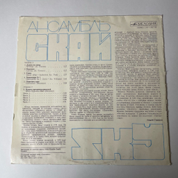 Винтажная виниловая пластинка LP Скай Sky (СССР 1990)