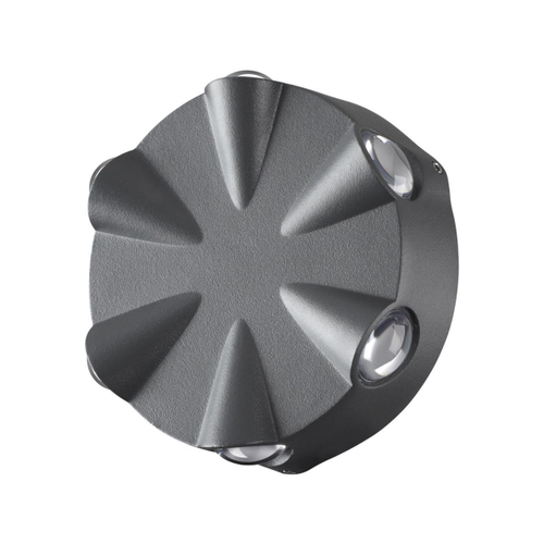 Уличный настенный светодиодный светильник 358941 STREET NT22 темно-серый IP54 LED 4000К 6W 85-265V CALLE