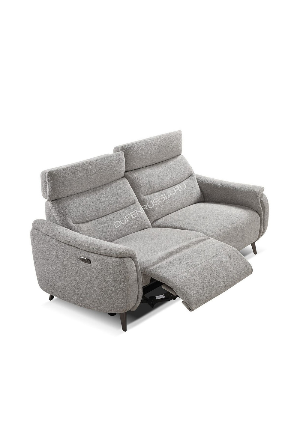 Диван-реклайнер Cheretto (3-х местный) серый