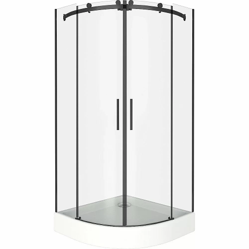Душевой уголок Good Door GALAXY R-TD-100-C-B 100x100
