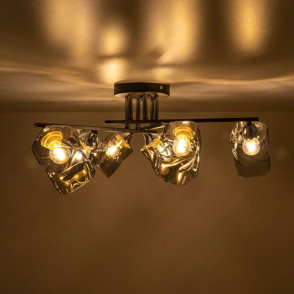 Citilux Клаус CL134165 Люстра потолочная Чёрная