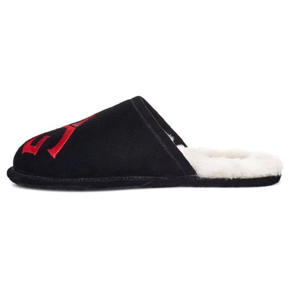Ugg Scuff 'Black Red'