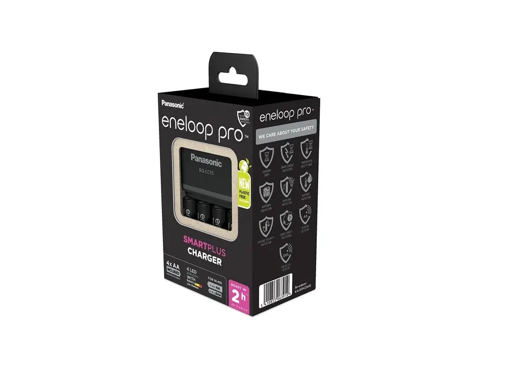 Зарядное устройство Panasonic Eneloop Smart & Quick K-KJ55HCD40E + 4шт АА 2500 mAh