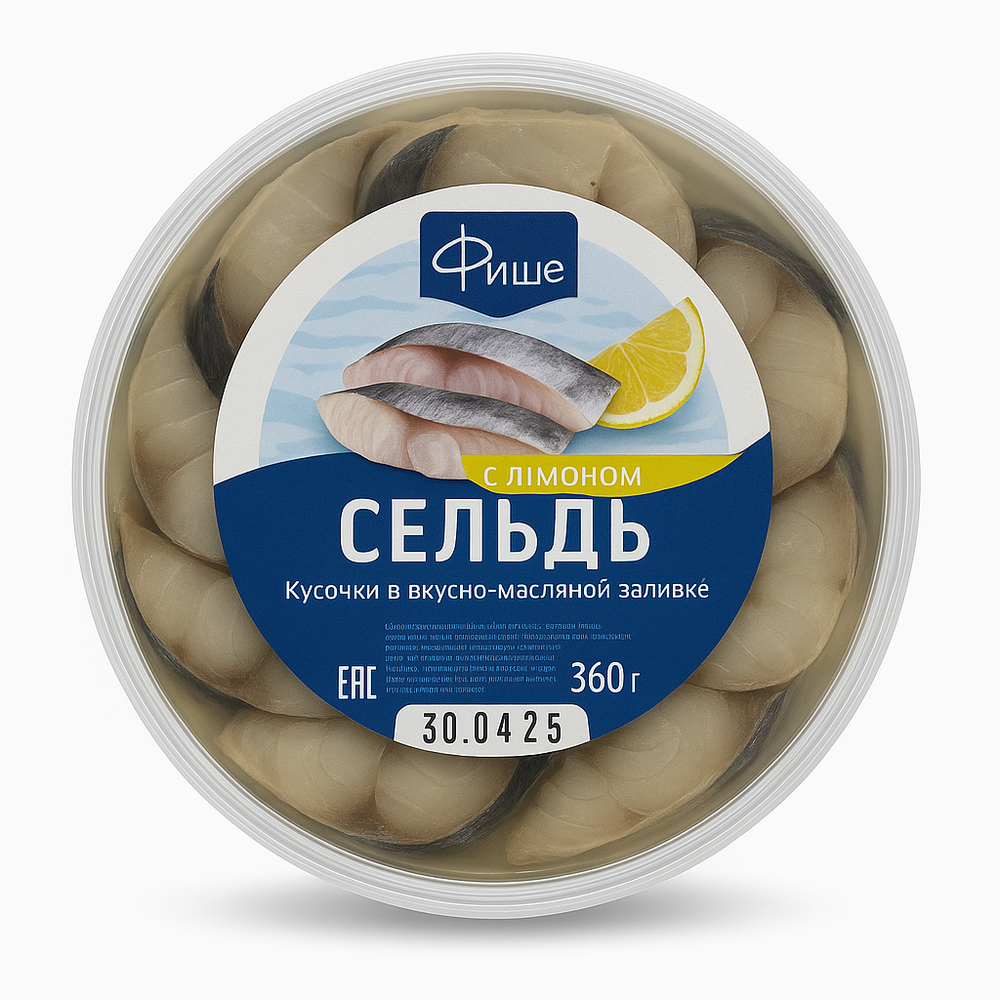 Сельдь с лимоном Фише 360 гр