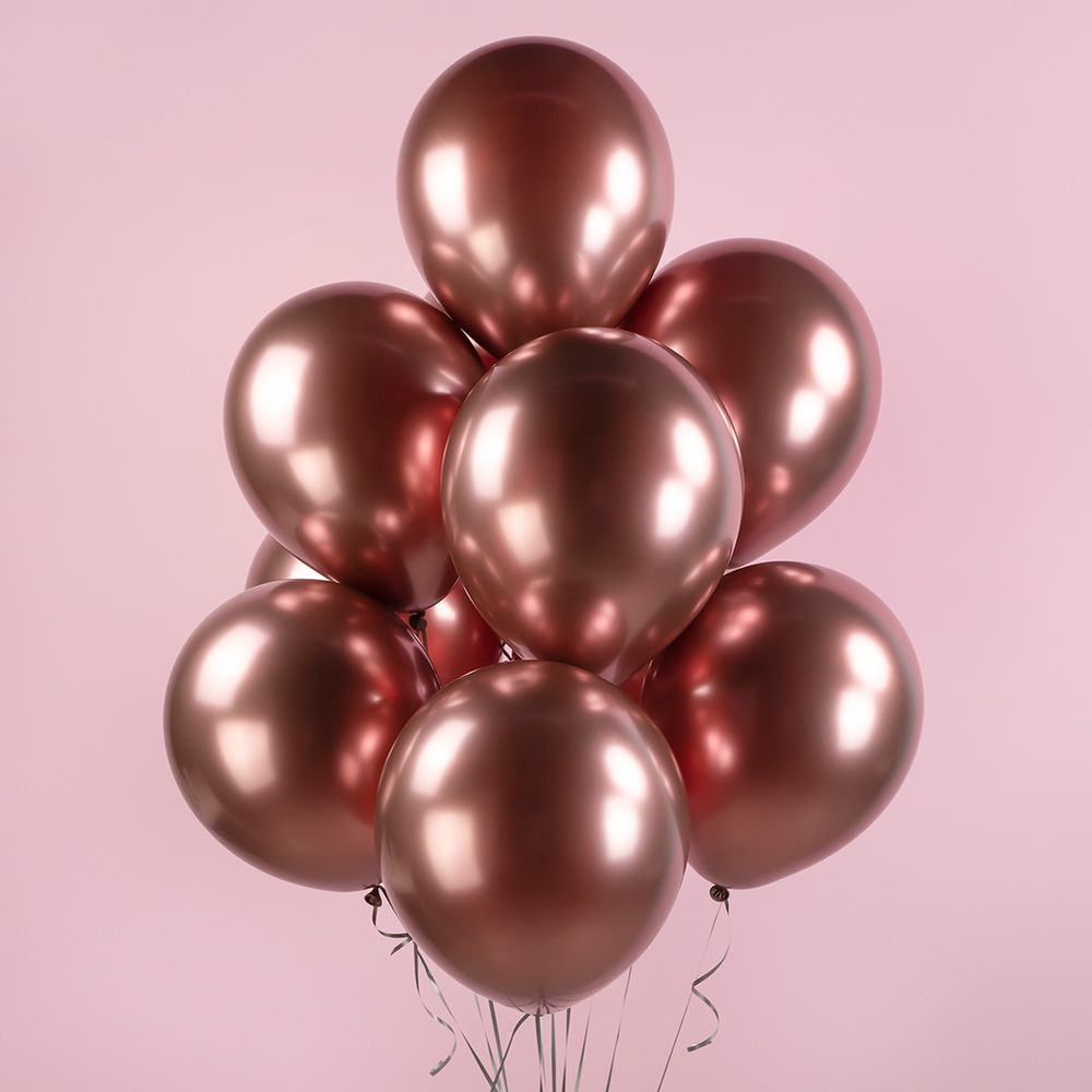 Шар (12''/30 см) Трюфель, хром, 50 шт.