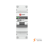 Автоматический выключатель 1P 125А (D) 10kA ВА 47-100 EKF PROxima