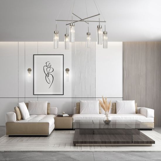 60163/6/ подвесной светильник/ никель Smart