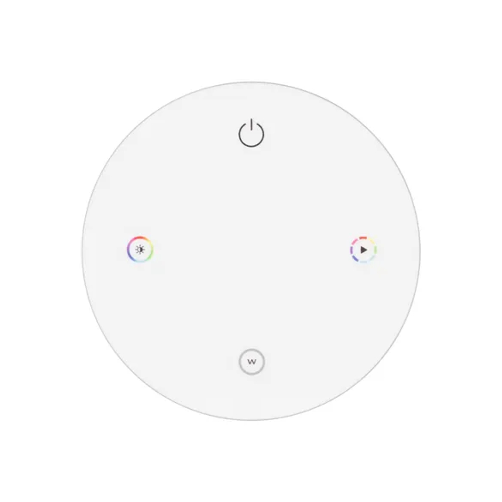 INTELLIGENT ARLIGHT Пульт SMART-801-22-1G-RGBW White (3V, Magnet, 2.4G) (IARL, IP20 Пластик, 5 лет) 046480