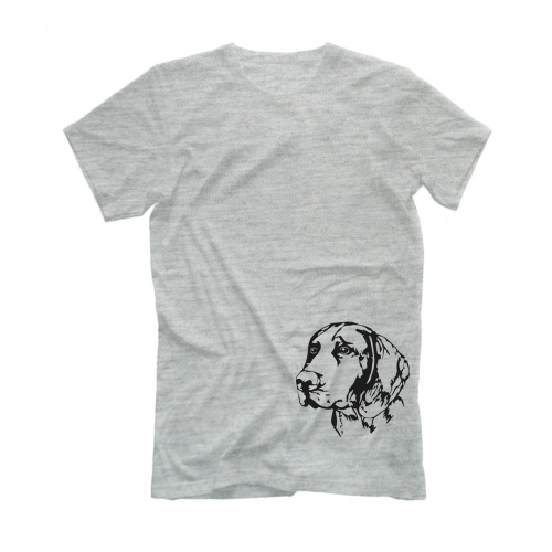 Футболка "Курцхаар - портрет"