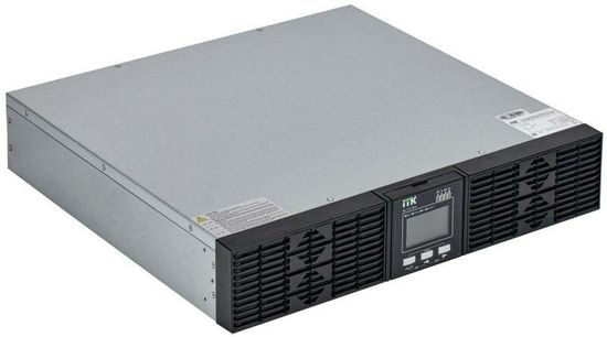 Источники бесперебойного питания (UPS, ИБП) ITK (группа IEK) EOR-0003KVA-1-L, Источник бесперебойного питания Online Rackmount 3000 ВА/3000 Вт, однофазный с LCD дисплеем 96VDC без АКБ 2U с рег. з/у