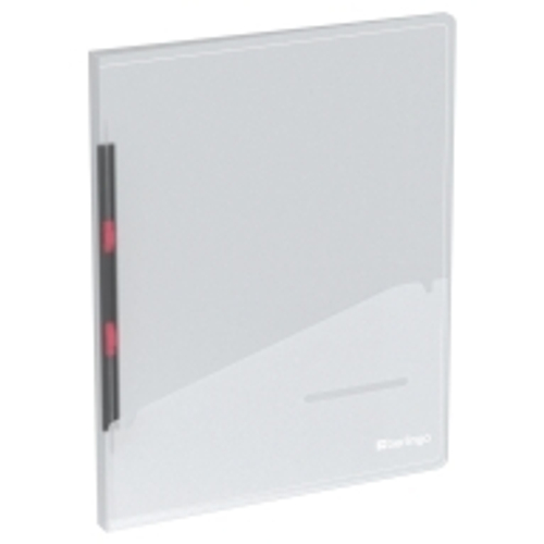 Папка с пружинным скоросшивателем Berlingo "No Secret" А4, 17мм, 700мкм, полупрозрачная, с внутр. карманом