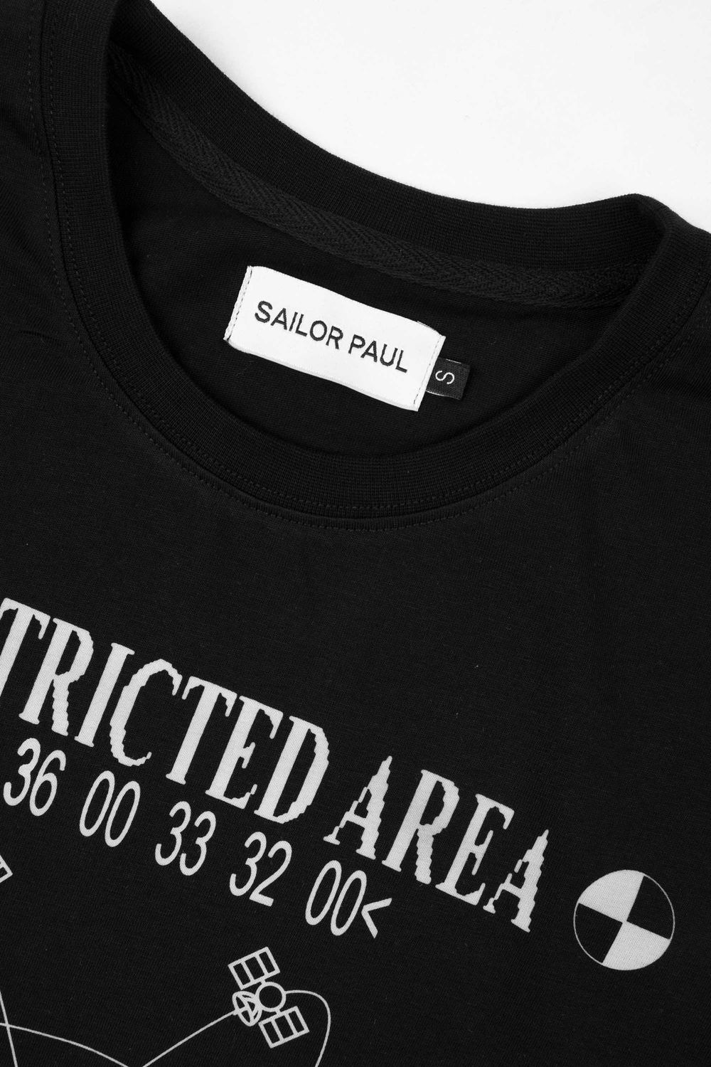 Футболка Sailor Paul Restricted Area Черная