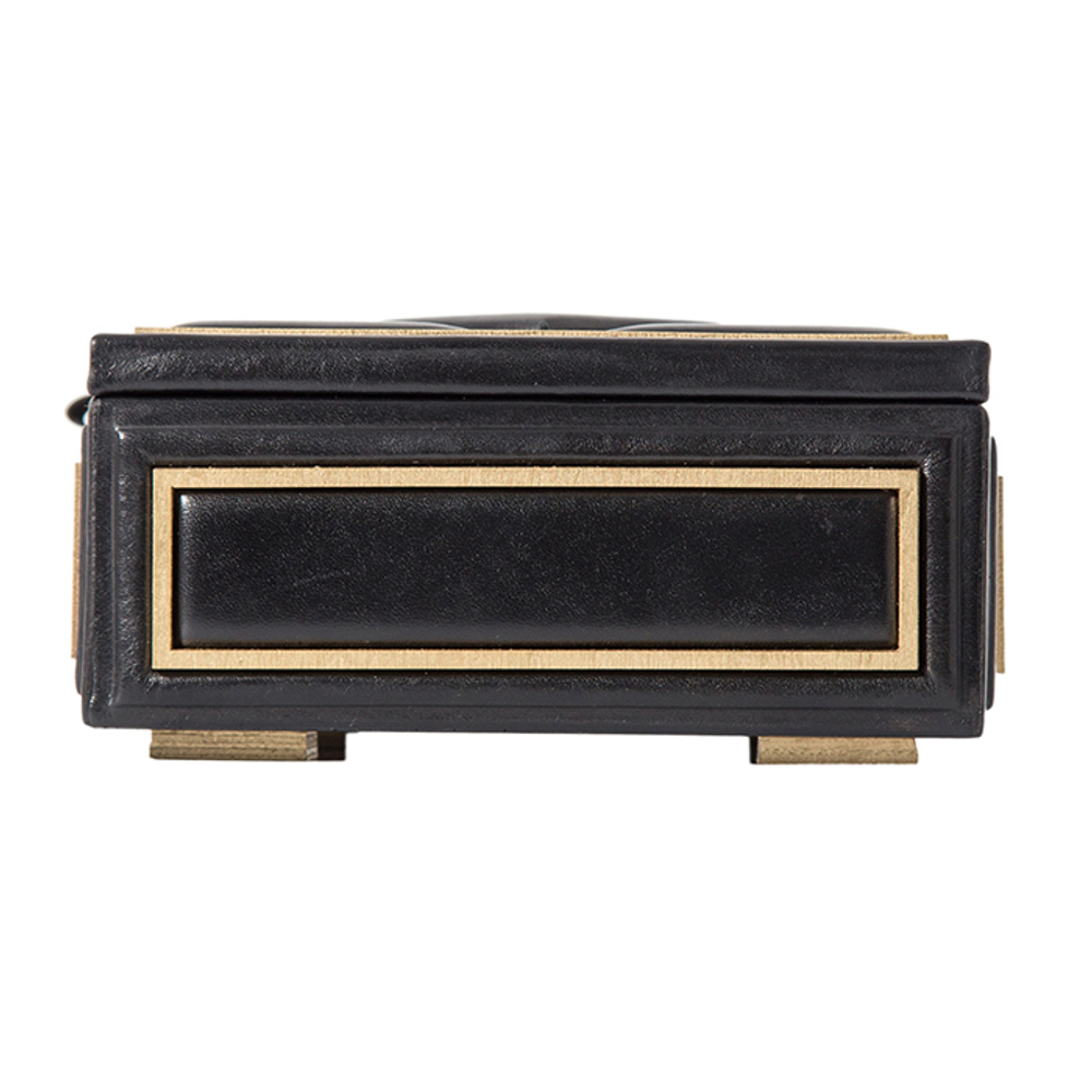 Шкатулка большая прямоугольная «Deco». Цвет черный