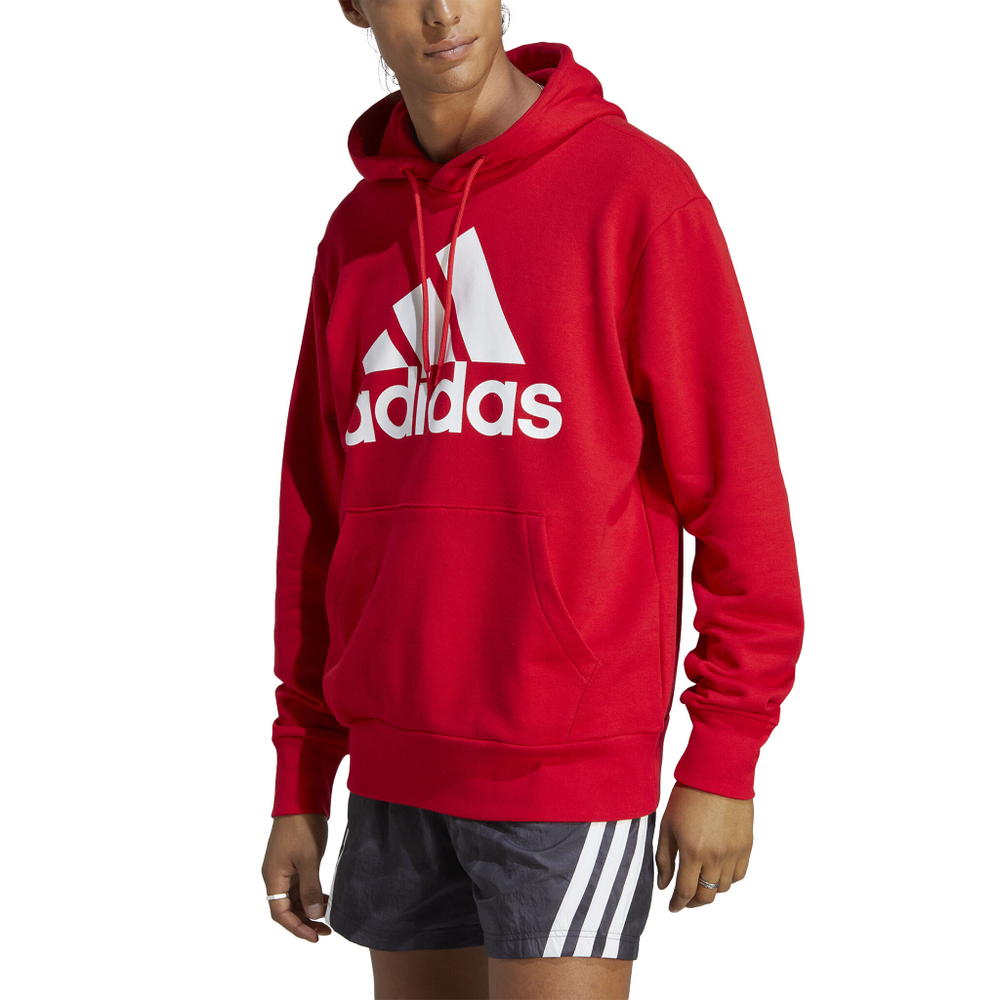 Мужская кофта теннисная adidas Essentials French Terry Big Logo Hoody Men - Red, White