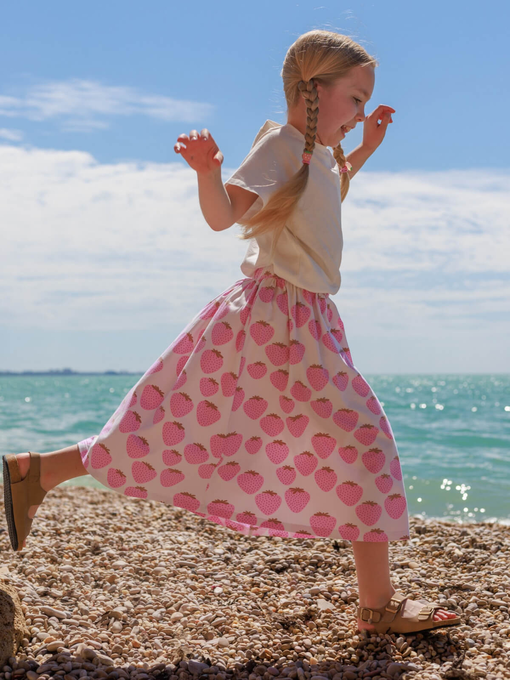 Юбка удлинённая Mjölk Strawberry