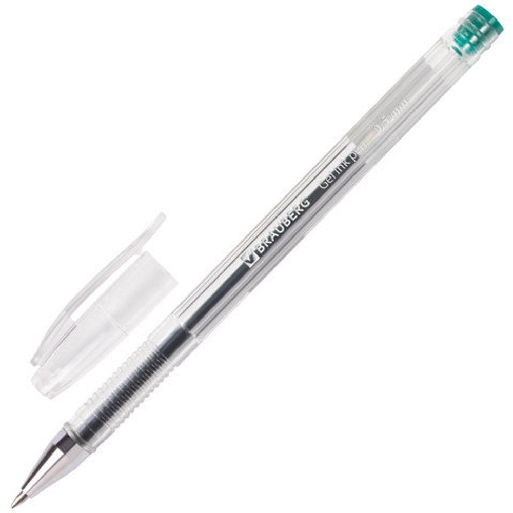 Ручка гелевая (чернила зеленые)