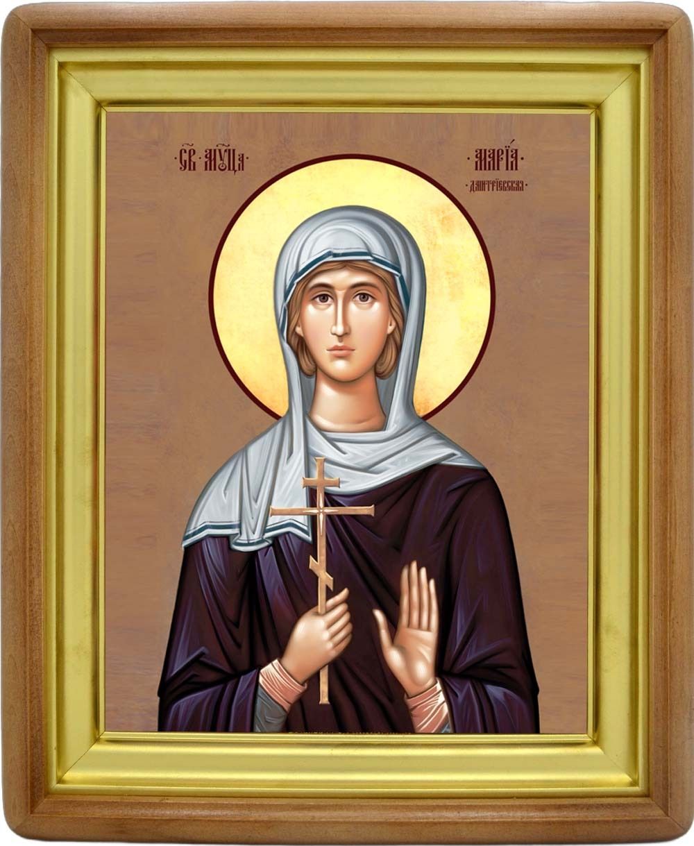 Мария Дмитриевская святая мученица. Икона на холсте.