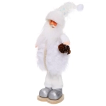 Фигурка новогодняя «Щедрый старичок» 20 см, серебро