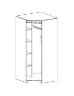 Шкаф угловой "Прованс" спальня