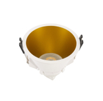 DK3026-WG Встраиваемый светильник, IP 20, 10 Вт, GU5.3, LED, белый/золотой, пластик