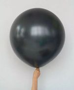 S шар гигант 24"/60 см металл графит (БГ-90)