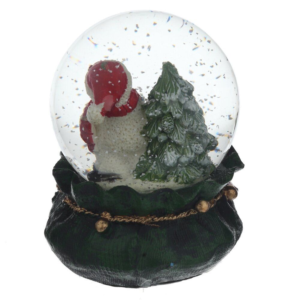 GAEM Фигурка декоративная "Снеговик" в стекл шаре, L6 W6 H8,5 см, 2в.