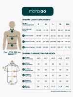 Рубашка приталенная SLIM FIT с коротким рукавом, голубая
