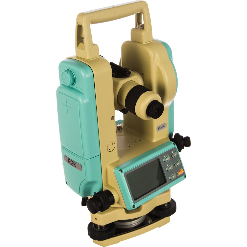 Электронный теодолит RGK T-02 (лазерный отвес) с поверкой 4610011870569L