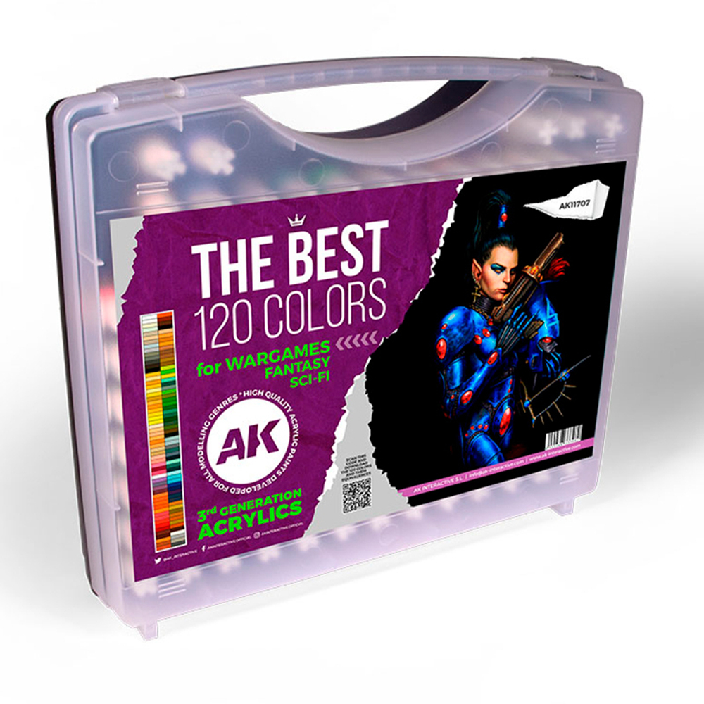 The Best 120 Colors for Wargames, Fantasy & SCI-FI