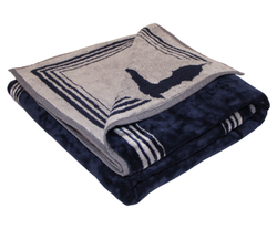 Набор полотенец 2шт Trussardi Frame 002 blue