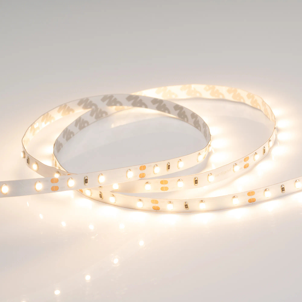 Светодиодная лента RT 2-5000 12V Warm2700 (3528, 300 LED, LUX) (Arlight, 4.8 Вт/м, IP20) 010597(B)