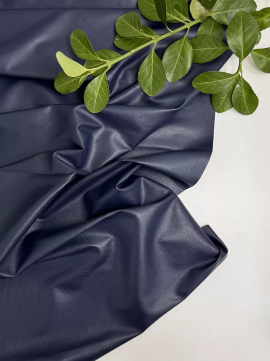 Кожа искусственная, синяя темная ALEXA