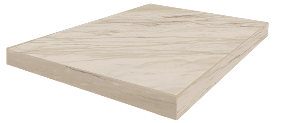 Колизеум Керамогранит Портофино белый Ступень угол левый  33*45