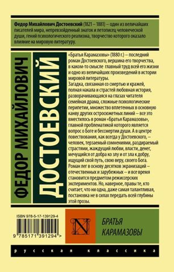 Братья Карамазовы. Фёдор Достоевский
