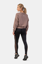 Худи LOOSE FIT SWEATSHIRT "FEELING GOOD" 420 Коричневая