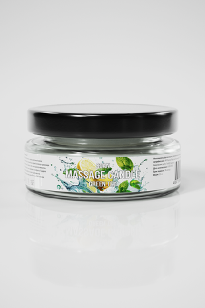 SGAN массажная свеча "Зеленый чай", 50 мл.